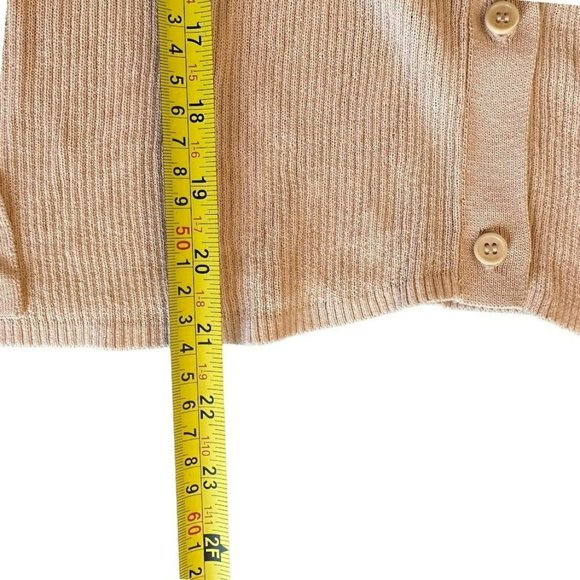Aritzia Babaton Blush Pink Viscose Blend Light Cardigan Sweater Womens S‎ - Picture 4 of 5